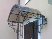 Навесы, козырьки, заборы... Производство, установка